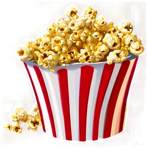 Realistic Popcorn Png Yct PNG image