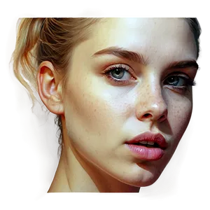 Realistic Portrait Drawing PNG 05212024