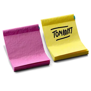 Realistic Post It Note Png 65 PNG image