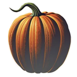 Realistic Pumpkin Silhouette PNG Chq88 PNG