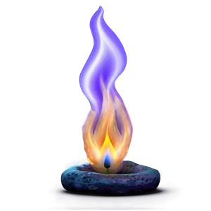Realistic Purple Flame PNG Ecv
