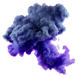 Realistic Purple Smoke PNG 4