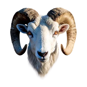 Realistic Ram Head Drawing PNG Llu PNG