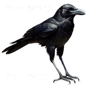 Realistic Raven PNG Mju