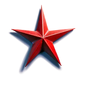 Realistic Red Star PNG Huw93