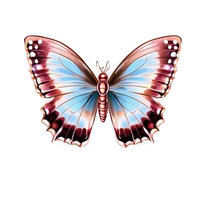 Realistic Rose Gold Butterfly PNG Rsa PNG