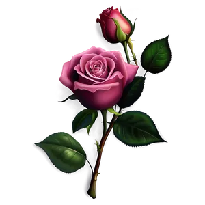 Realistic Rose Vector File PNG Uoe90 PNG