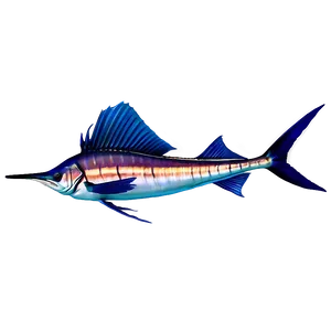 Realistic Sailfish Graphic PNG Jvv66