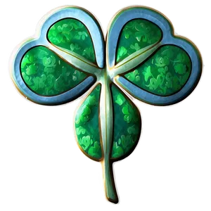 Realistic Shamrock Graphic PNG 05242024