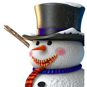 Realistic Snowman Design Png Pno73 PNG image