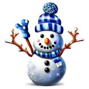 Realistic Snowman Design Png Yos PNG image