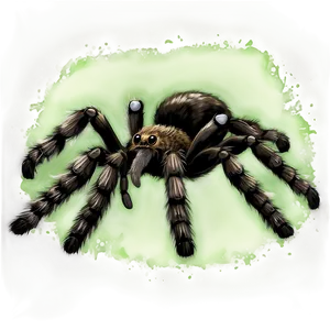 Realistic Tarantula Illustration Png 06132024 PNG image