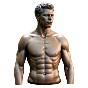 Realistic Torso Sculpture Png 37 PNG image