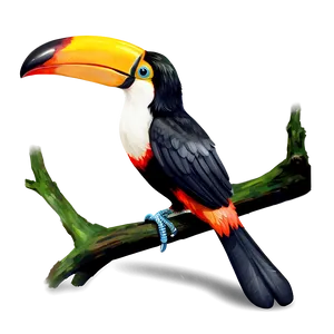 Realistic Toucan Image PNG 54