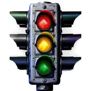 Realistic Traffic Light Closeup Png Lgy PNG image