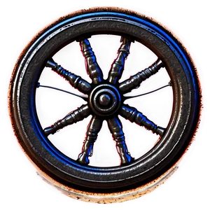 Realistic Wagon Wheel Drawing PNG Iqu97 PNG