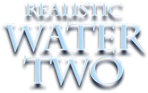 Realistic Water Text Effect PNG image