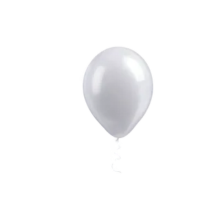 Realistic White Balloons Png 97 PNG image