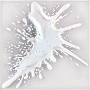 Realistic White Paint Splatter PNG 89 PNG