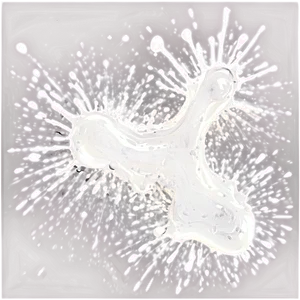 Realistic White Paint Splatter PNG Vrj