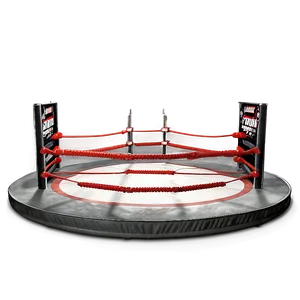 Realistic Wrestling Ring Setup PNG Cky51 PNG