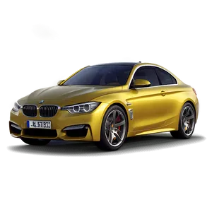 Realistic Yellow Car Art Png 56 PNG image