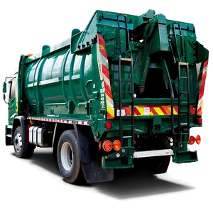 Rear View Garbage Truck PNG 06202024 PNG