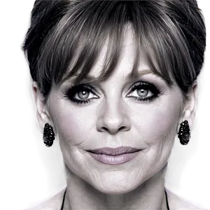 Reba Mcentire Black And White PNG 06252024