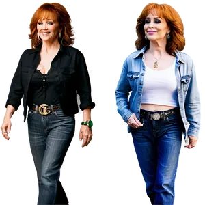 Reba Mcentire Casual Style PNG Ewe PNG