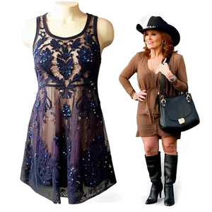 Reba Mcentire Concert Outfit Png Xfo PNG image