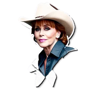 Reba Mcentire In Cowboy Hat PNG Lcl