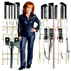Reba Mcentire In Studio PNG Rvj12