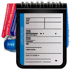 Receipt Pad Png Fso PNG image