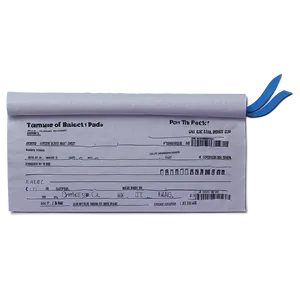 Receipt Pad Png Orq PNG image