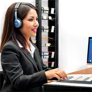 Receptionist A PNG image