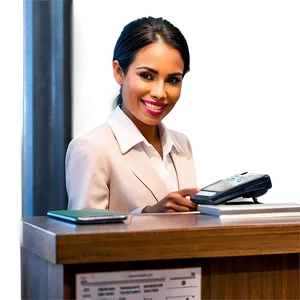 Receptionist And Booking System PNG 06272024 PNG