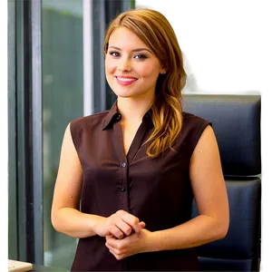 Receptionist In Business Attire PNG 42 PNG