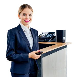 Receptionist In Conference Room PNG 52 PNG