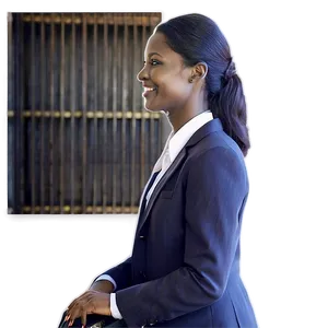 Receptionist In Hotel Lobby PNG 06272024