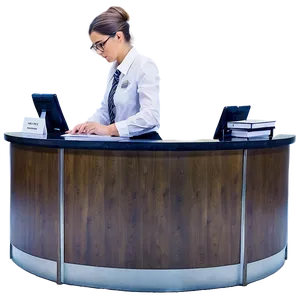 Receptionist Organizing Files PNG 06272024