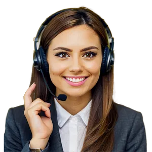 Receptionist With Headset Png 06272024 PNG image