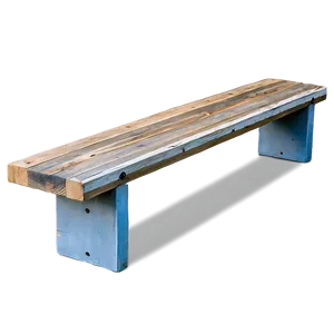 Reclaimed Wood Bench PNG 13