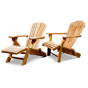 Reclining Adirondack Chair PNG 20