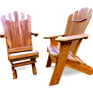 Reclining Adirondack Chair PNG Qif43