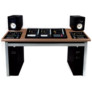 Recording Studio Producer Desk PNG Kxu94