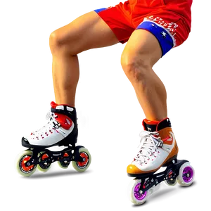 Recreational Rollerblades PNG 69