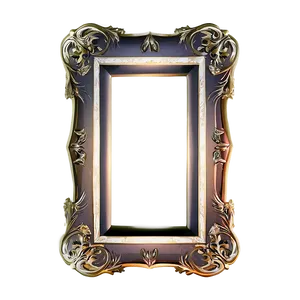 Rectangle Decorative Frame PNG 06292024