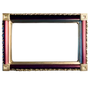 Rectangular Certificate Frame PNG 06262024