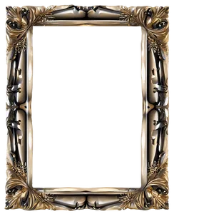 Rectangular Ornate Frame Png 06272024 PNG image