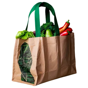 Recyclable Grocery Bag PNG Mfe